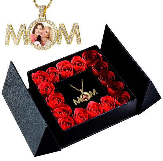 LuxRose Box w/Diamond Keepsake Necklace