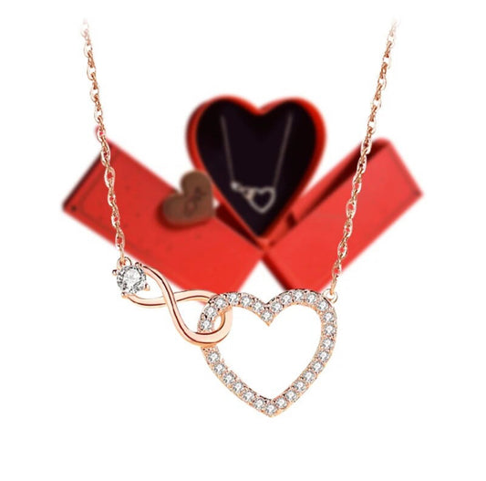 Red Love Box w/Forever Keepsake Necklace